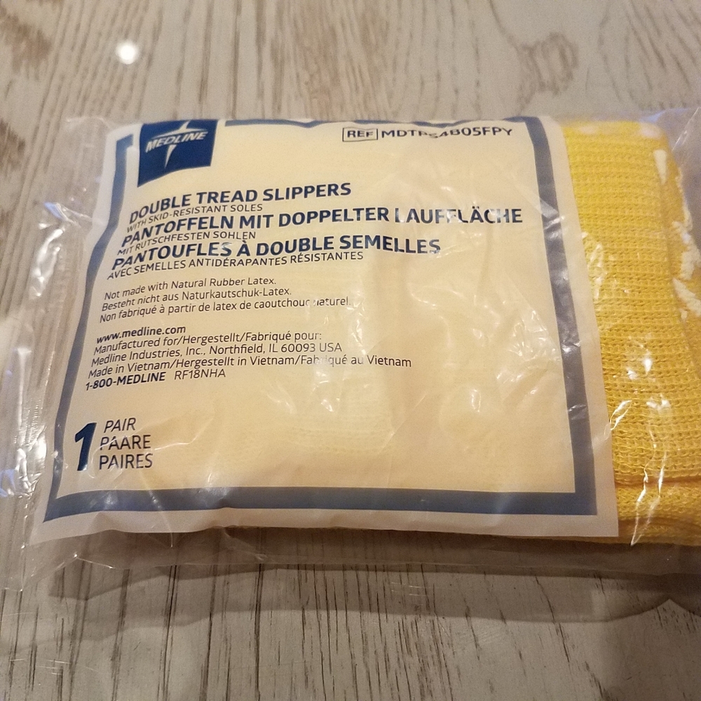 Medline slipper socks 3 pairs - Picture 4 of 5